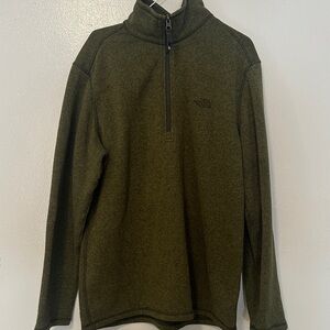 The North Face Men's Olive Zip-Up Sweater